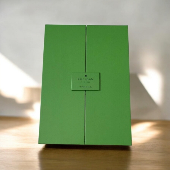 Kate Spade 10 Days Of Socks Low Cut Pink, White, Black Socks Set, NIB - Picture 2 of 3